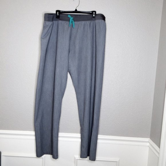 Figs Livingston Basic Scrub Pants in Graphite Grey Women’s Size XXL / T tall - Picture 1 of 8